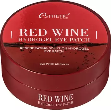 Esthetic House Гидрогелевые патчи для глаз "Красное вино", 60 шт (Esthetic House, Уход за областью вокруг глаз)