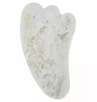 Face Yoga Гуаша-лапка из молочного нефрита, 1 шт (Face Yoga, Массажеры)