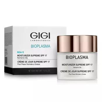 GiGi Крем увлажняющий Moisturizer Supreme SPF 17, 50 мл (GiGi, Bioplasma)