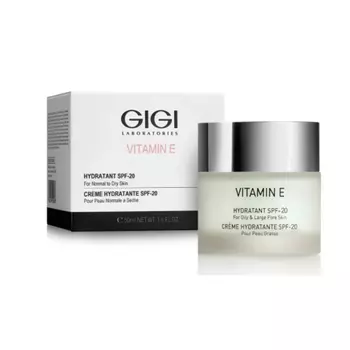 GiGi Увлажняющий крем для нормальной и сухой кожи Hydratant SPF 20, 50 мл (GiGi, Vitamin E)