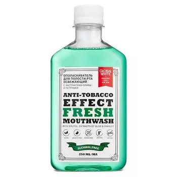 Global White Освежающий ополаскиватель для полости рта, 250 мл (Global White, )