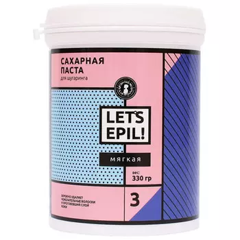 Gloria Сахарная паста для депиляции мягкая, 0.33 кг (Gloria, Lets Epil)