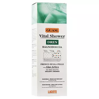 Guam Гель для душа освежающий с дренажным эффектом DREN 250 мл (Guam, Dren)