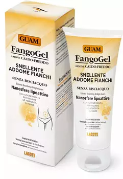 Guam Гель для живота и талии антицеллюлитный контрастный с липоактивными наносферами, 150 мл (Guam, Fangogel)