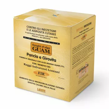 Guam Маска моделирующая для живота и талии с микрокристаллами Турмалина 500 мл (Guam, FIR)