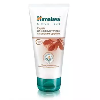 Himalaya Herbals Скраб От чёрных точек с грецким орехом, 150 мл (Himalaya Herbals, )