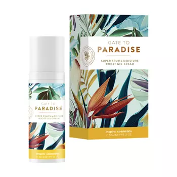 Inspira Cosmetics Суперувлажняющий гель-крем с экстрактами фруктов и пептидами, 50 мл (Inspira Cosmetics, Gate of Paradise)