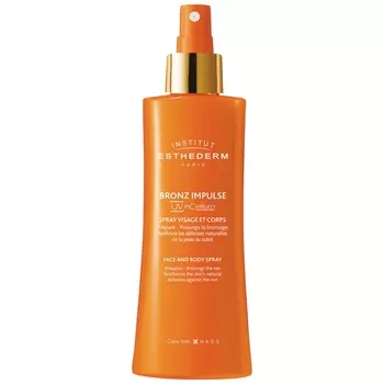 Institut Esthederm Бронз импульс спрей для подготовки к загару для лица и тела, 150 мл (Institut Esthederm, Sun Care)