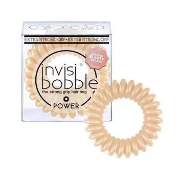 Invisibobble Резинка-браслет для волос To Be Or Nude To Be, с подвесом, 3 шт (Invisibobble, Power)