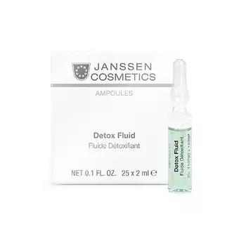 Janssen Cosmetics Детокс-сыворотка в ампулах Detox Fluid, 3 ампулы х 2 мл (Janssen Cosmetics, Ампульные концентраты)