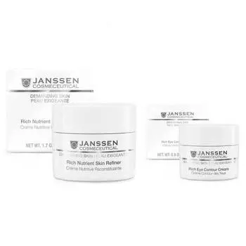 Janssen Cosmetics Набор для питания кожи (крем SPF15 50 мл + крем для век 15 мл) (Janssen Cosmetics, Demanding skin)