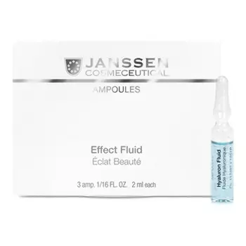 Janssen Cosmetics Ультраувлажняющая сыворотка с гиалуроновой кислотой Hyaluron Fluid, 3 х 2 мл (Janssen Cosmetics, Ампульные концентраты)