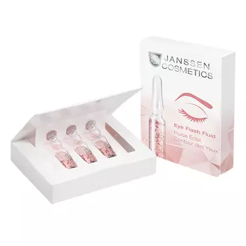Janssen Cosmetics Увлажняющая сыворотка в ампулах для контура глаз Eye Flash Fluid, 3 х 2мл (Janssen Cosmetics, Ампульные концентраты)