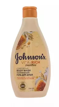 Johnsons Гель для душа с йогуртом, овсом и медом «Johnson's Vita-Rich Ухаживающий», 250 мл (Johnsons, VITA-RICH)