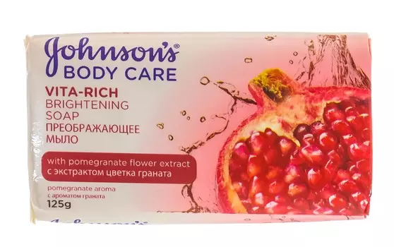 Johnsons Мыло с экстрактом Цветка Граната Преображающее, 125 гр (Johnsons, )