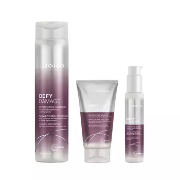 Joico Набор защитный для волос: шампунь-бонд 300 мл + маска-бонд 150 мл + крем УФ-фильтр 100 мл) (Joico, Защита от повреждений волос)