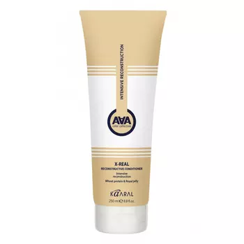 Kaaral Восстанавливающий кондиционер с пшеничными протеинами X-Real Reconstructive Conditioner, 250 мл (Kaaral, AAA)