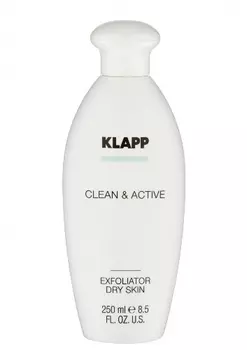 Klapp Эксфолиатор для сухой кожи, 250 мл (Klapp, Clean &amp; active)