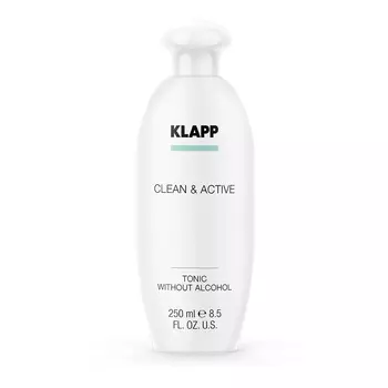 Klapp Тоник без спирта, 250 мл (Klapp, Clean &amp; active)