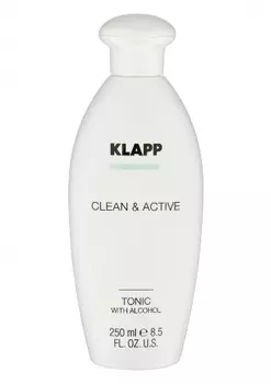 Klapp Тоник со спиртом, 250 мл (Klapp, Clean &amp; active)
