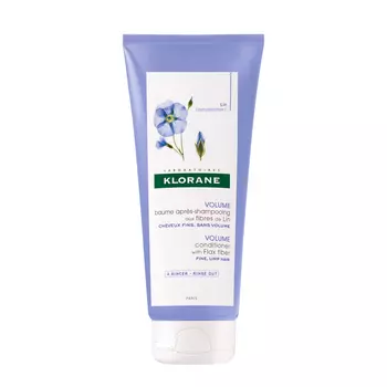 Klorane Бальзам-кондиционер с органическим экстрактом льняного волокна, 200 мл (Klorane, Fine Hair)