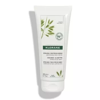 Klorane Сверхмягкий бальзам-ополаскиватель для всех типов волос с молочком овса, 200 мл (Klorane, Ultra Gentle)