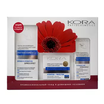 Кора Набор "Интенсивное увлажнение и защита", 1 шт. (Кора, Увлажнение кожи)