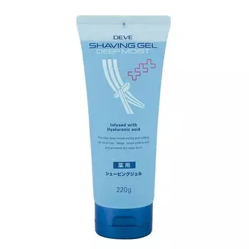 Kumano Cosmetics Гель для бритья Deve Shaving Gel Deep Moist, 220 г (Kumano Cosmetics, Средства для бритья)