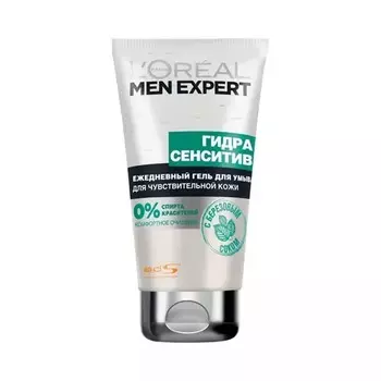L'Oreal Paris Гель для умывания "Гидра сенситив" для чувствительной кожи, 100 мл (L'Oreal Paris, Men expert)