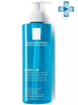 La Roche-Posay Очищающий пенящийся гель для жирной и проблемной кожи лица, склонной к акне, 400 мл (La Roche-Posay, Effaclar)