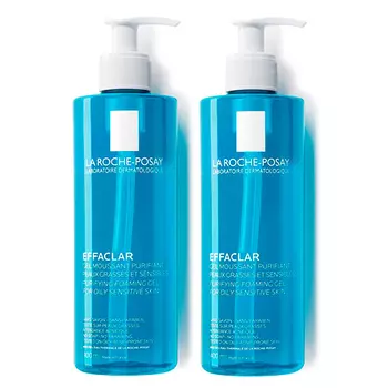 La Roche-Posay Комплект Очищающий гель Effaclar Gel Moussant Purifiant, 2*400 мл (La Roche-Posay, Effaclar)