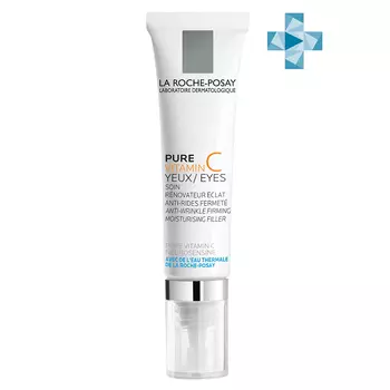 La Roche-Posay Антивозрастной крем-филлер для заполнения морщин для контура глаз Витамин С, 15 мл (La Roche-Posay, Vitamin C)