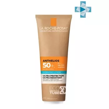 La Roche-Posay Увлажняющее солнцезащитное молочко для лица и тела в эко-тубе SPF 50+/PPD 30, 250 мл (La Roche-Posay, Anthelios)