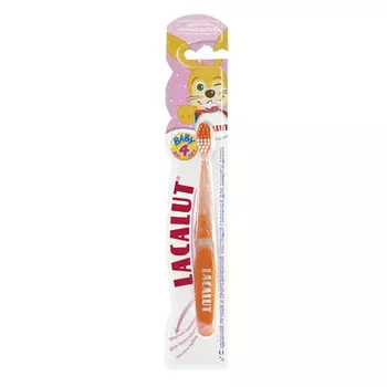Lacalut Зубная щетка baby до 4 лет, оранжевая (Lacalut, )