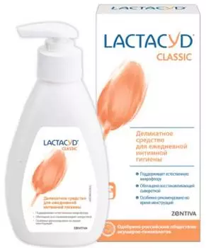 Lactacyd Средство для ежедневной интимной гигиены с натуральной молочной кислотой, 200 мл (Lactacyd, Базовый уход)