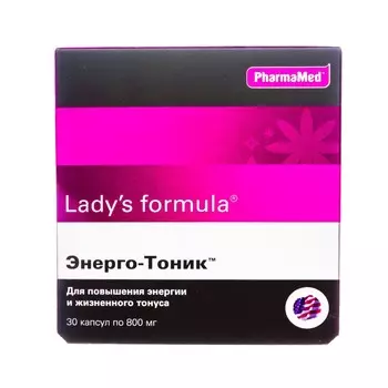 Lady's Formula "Энерго-Тоник" в капсулах 800 мг, 30 шт. (Lady's Formula, )