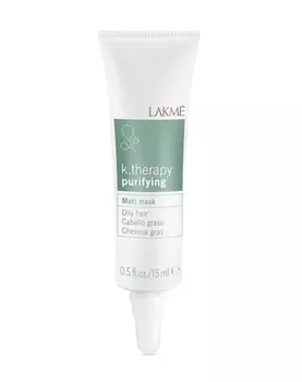 Lakme Matt mask oily hair Маска для жирных волос с матирующим эффектом 6х15 мл (Lakme, K.Therapy)