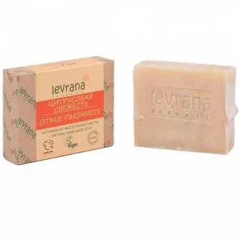Levrana Натуральное мыло ручной работы "Цитрусовая свежесть", 100 г (Levrana, Для тела)