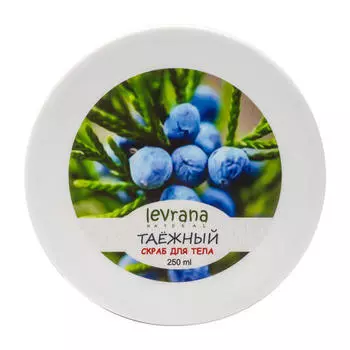 Levrana Скраб для тела "Таежный", с солью и кедровой скорлупой, 250 мл (Levrana, Для тела)