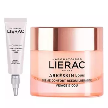 Lierac Набор для комфорта и баланса кожи (крем-филлер 15 мл + крем для комфорта и баланса кожи 50 мл) (Lierac, Arkeskin)