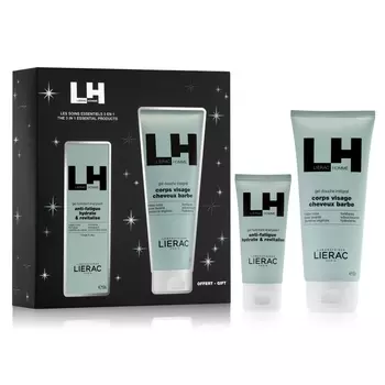 Lierac Подарочный набор (гель для лица и кожи контура глаз 50 мл + гель для душа 200 мл) (Lierac, Lierac Homme)