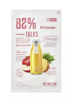 Missha Тканевая увлажняющая маска для лица Skin Smoother, 27 г (Missha, Маски)