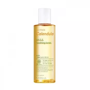 Missha Успокаивающий тонер с календулой для лица, 175 мл (Missha, Su:Nhada Calendula pH Balancing &amp; Soothing)