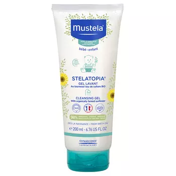 Mustela Очищающий гель для купания Стелатопиа, 200 мл (Mustela, Stelatopia)
