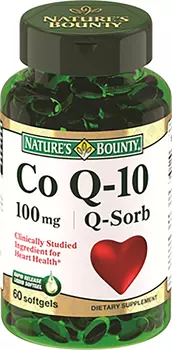 Nature's Bounty Коэнзим Q-10, 60 капсул (Nature's Bounty, Специальные продукты)