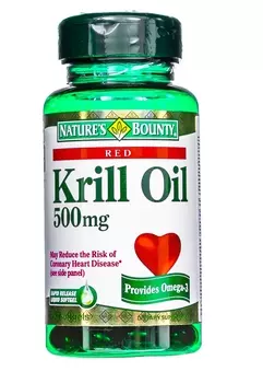 Nature's Bounty Масло криля 500 мг, 30 капсул (Nature's Bounty, Омега-3)