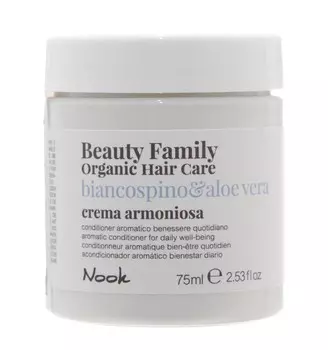 Nook Крем-кондиционер для ежедневного ухода Crema Armoniosa Biancospino&amp;Aloe Vera, 75 мл (Nook, Beauty Family)