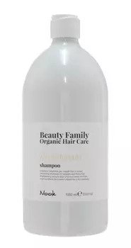 Nook Разглаживающий шампунь для прямых и вьющихся волос Shampoo Zucca&amp;Luppolo, 1000 мл (Nook, Beauty Family)