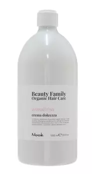 Nook Успокаивающий крем-кондиционер для ломких и тонких волос Crema Dolcezza Avena&amp;Riso, 1000 мл (Nook, Beauty Family)