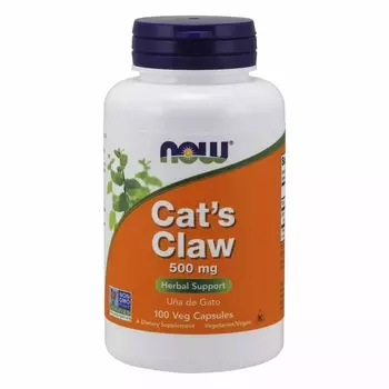 Now Foods Экстракт "Кошачий коготь" 500 мг, 100 капсул (Now Foods, Растительные продукты)
